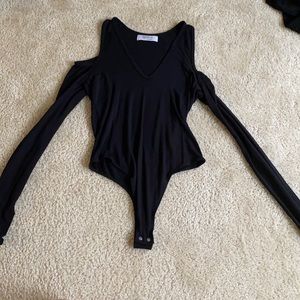 Bailey 44 Cold Shoulder Long Sleeve Bodysuit